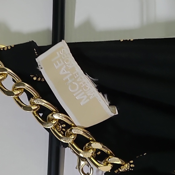 Michael Kors Bergalia Gold Foil Dress PTP Up to 23" - Picture 6 of 6